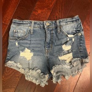 Pre Loved Good Condition - Mossimo Supply Co High Rise Short Jean Shorts